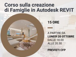 Scuola Ingegneria Architettura_Corso BIM Creazione FAMIGLIE